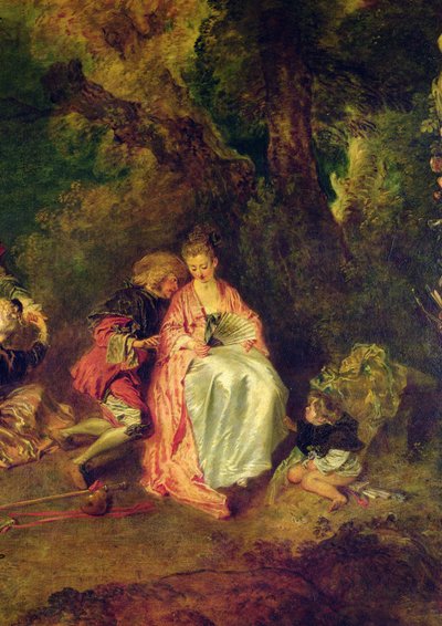 Embarkation for Cythera (detail) by Jean Antoine Watteau